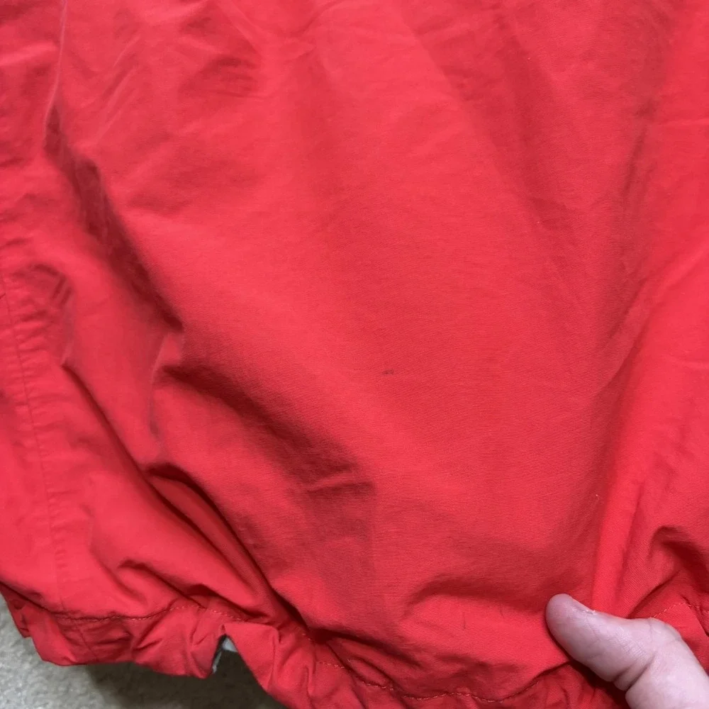 The North Face Jacket Mens Large‎ Red Gray Hooded Ski Snow Waterproof A7ML